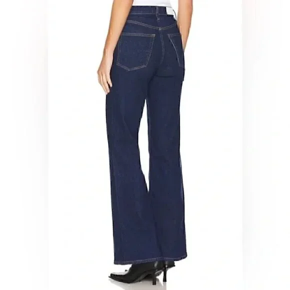 RE/DONE Jeans 70's Ultra High Rise Wide Leg Rigid Like - Picture 2 of 6